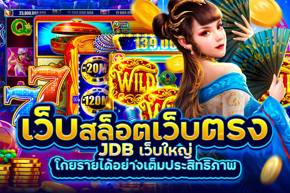 เว็บสล็อตเว็บตรง JDB เว็บใหญ่ โกยรายได้อย่างเต็มประสิทธิภาพ